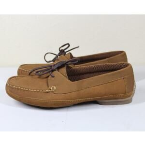 Hitchcock Wide Shoes for Men Driver Loafers Size 9 Brown